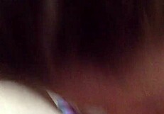 Ashley giving me a blowjob