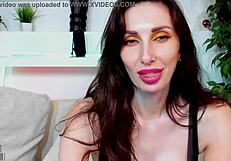 Hot Milf Smokes While Masturbating?