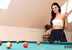 Stuck4k Nerd In Seventh Heaven Having Sex With Brunette