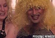 Wow! Lucky Guy Pegged Hard by Dominant Mistress