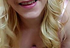 She says, Twerk my big ass in this sexy lingerie, milf blonde ready for anal.