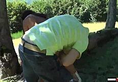 I crave giving you a passionate blowjob in the outdoors.