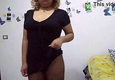 mexican babe cheats on boyfriend via webcam