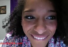 Horny Black Milf Teases Her Wet Pussy Live on Webcam