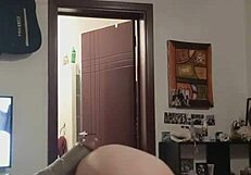 Bitch Sissy Slut Loves Deep Anal Machine Dildo Training with Shemale