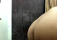 Hey, wanna see me playing with a dildo deep in my back?