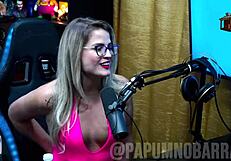 Bruna Carlos Shows Natural Tits and Arches Big Ass