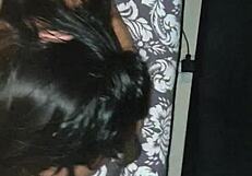 The big ass big tits slut gets bent over for doggy fucking.
