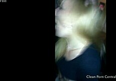 lezdom woman with blonde hair offers me oral satisfaction and swallow my semen