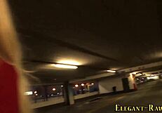 Glamorous European Babe Takes Monster BBC Cumshot