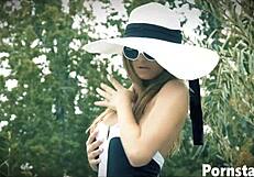 Jillian Janson masturbates by the pool!