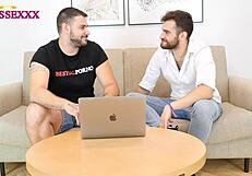 Sexy Nerdy Redhead Craves Cum Facial on Glasses