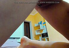 Beautiful Myla Angel Teases with Hot Dildo Play