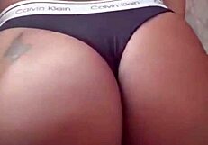 agatha carioca shows off while husband is in the room