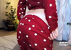 Wow, Wife Sucks Cock by Christmas Tree Tonight!