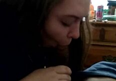 Skilled woman performs interracial handjob on cock