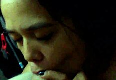 Amazing Blowjob by Asian Latina Young Beautiful Cute Sexy Swallow