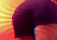 Trans woman performing close-up for you with sexy maddy