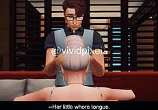 why does my horny stepbrother lick my pussy until i orgasm multiple times during family vacation?