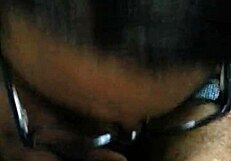 Do you want to see me suck that black cock while wearing glasses?