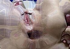 Observing deep under aline souza holes shes so wet full on red and sheer