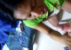 I get sucked well before fucking this slut in the ass.