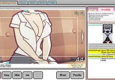 Nicole sucks big dildo on webcam