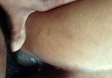 Huge Black Cock Teases Fat Ass with Tattoos