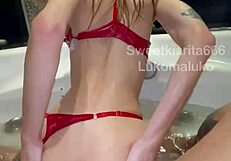 teen sweetkiarita666 loves anal gape in jacuzzi