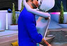 In the lost swingset recordings, nesy joins a blonde group for blowjob, creampie, and muff diving fun