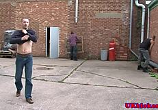 Brit Workmen Engage In Group Action