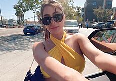 tru kait's big booty banged hard in lambo