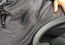 peeing in truck during a wild outdoor adventure