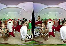 exploring santa's wankzshop in wankzvr with fun group vibes