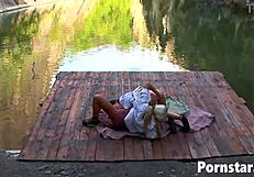 Lesbian sex in nature with divinity love and caylian curtis