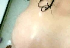 Does This Curvy Latina Milf Make Him Cum Fast in the Bathroom with Her Big Ass Bent Over?