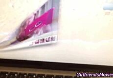 petite girls sharing a point of view experience with licking