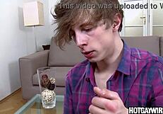 The hot emo twink eagerly takes a hard fucking from a nice cock.