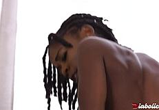 black hazel grace rides hard in missionary scene