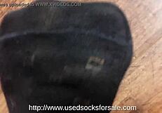 Hey, These Stinky Gay Feet In Leather Socks Are Getting Sucked