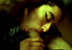 Teen Gives Intense Blowjob Right After the Party!