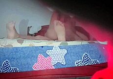 unexpected homemade video of stepsiblings hiding from husband