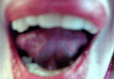 dawnskye, the redhead, shows off her silly yet sensual side in a black lace dress. revealing her porcelain white skin and old boobs