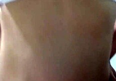 Finally, I fuck my cousin's tight pussy while aunt's away, cumming on her big ass.