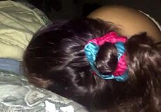 I give a blowjob to this big cock, sucking it deep