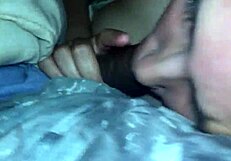 I give a blowjob to this big cock, sucking it deep