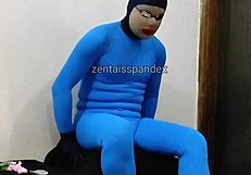 Oh, Feel That Zentai Injection In Spandex Masked Hood Fetish!