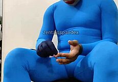 Oh, Feel That Zentai Injection In Spandex Masked Hood Fetish!