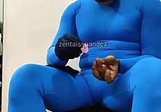 Oh, Feel That Zentai Injection In Spandex Masked Hood Fetish!