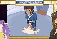 Avatar Parody Lesbians Orgy With Anal And Assfucking Action!